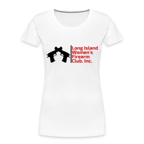 LIWFC Logo - Black and Red - Women's Premium Organic T-Shirt