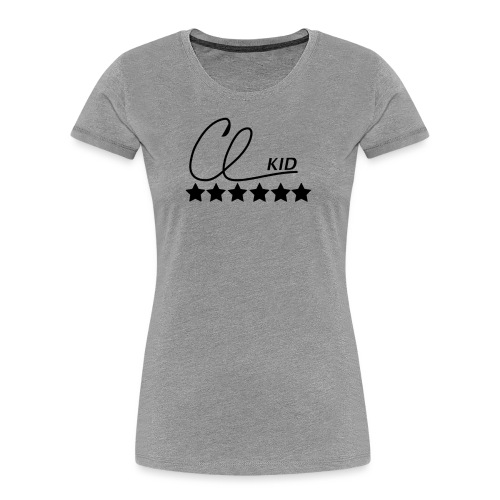 CL KID Logo (Black) - Women's Premium Organic T-Shirt