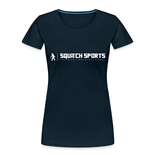 Squatch Sports white - Women's Premium Organic T-Shirt