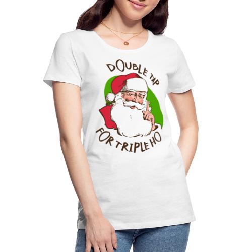 christmas santa claus - Women's Premium Organic T-Shirt