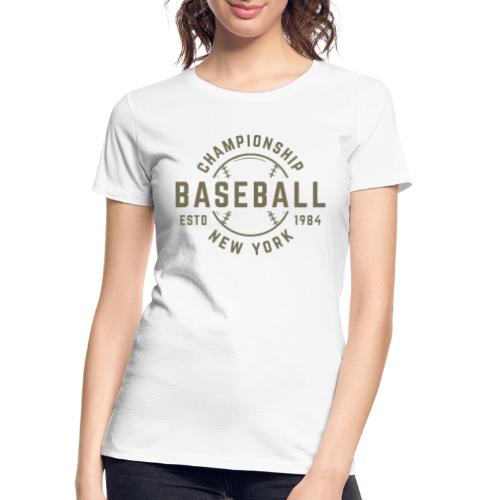 baseball new york - Women's Premium Organic T-Shirt