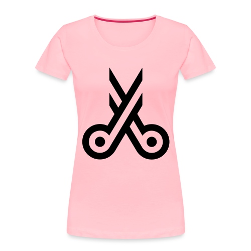 Scissors Logo - Women's Premium Organic T-Shirt