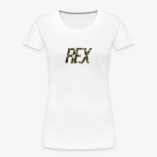 Rex Logo (CAMO) - Women's Premium Organic T-Shirt