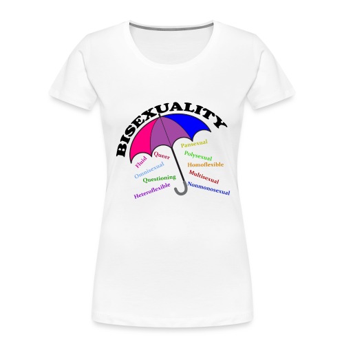 Bi+ Umbrella - Women's Premium Organic T-Shirt