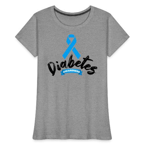 Diabetes Awareness - Women's Premium Organic T-Shirt