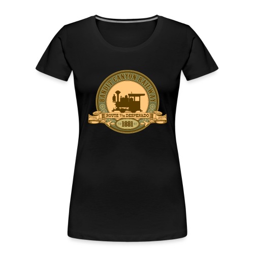 Bandit Canyon Railway - Women's Premium Organic T-Shirt