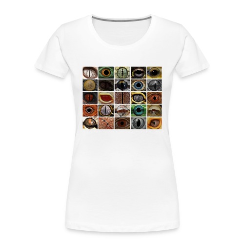 Reptilian Eyes - Women's Premium Organic T-Shirt