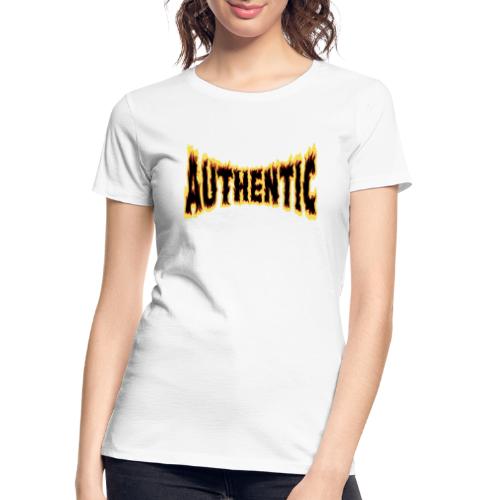 authentic on fire - Women's Premium Organic T-Shirt