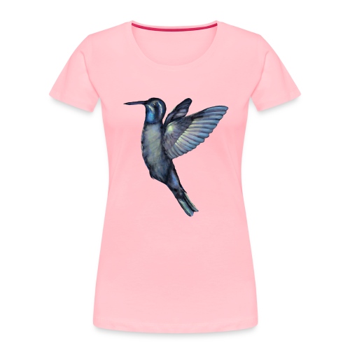Hummingbird in flight - Women's Premium Organic T-Shirt
