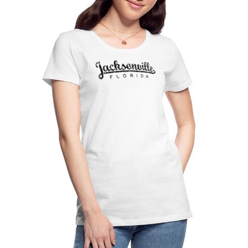 Jacksonville, Florida Classic (Ancient Black) - Women's Premium Organic T-Shirt