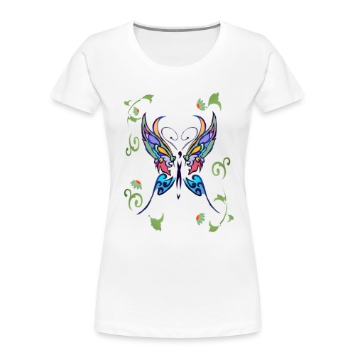 Bright Butterfly - Women's Premium Organic T-Shirt