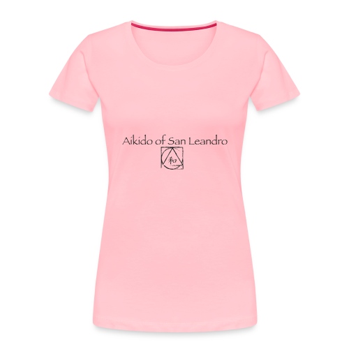 ASL tri circ squ - Women's Premium Organic T-Shirt