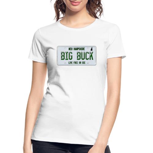 Big Buck NH License Plate Camo - Women's Premium Organic T-Shirt