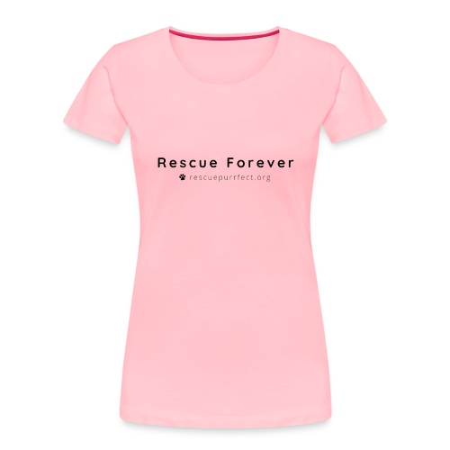 Rescue Purrfect Basic Logo - Women's Premium Organic T-Shirt