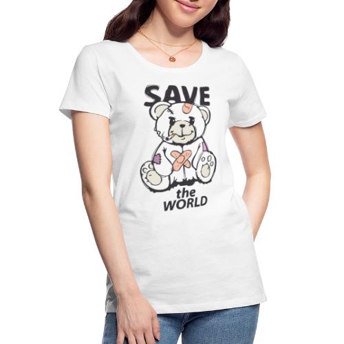 save planet world - Women's Premium Organic T-Shirt