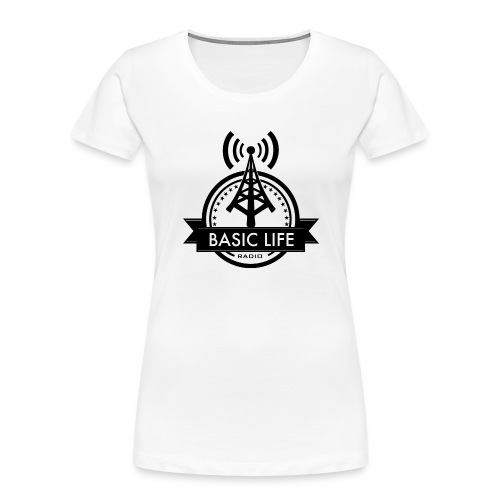 Basic-Life-Radio-Logo - Women's Premium Organic T-Shirt