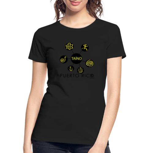 Símbolos Tainos PR - Women's Premium Organic T-Shirt