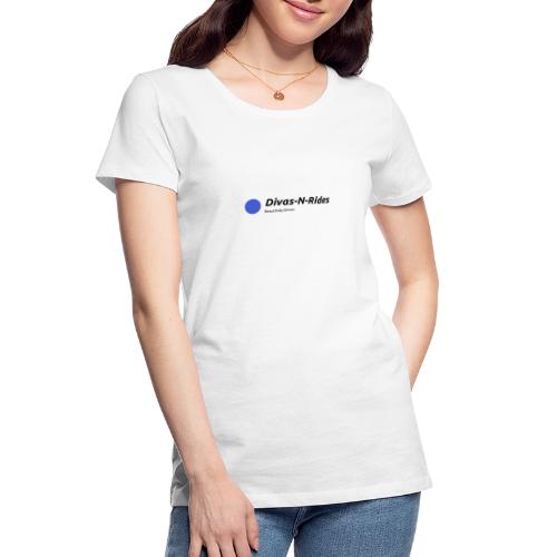 Divas N Rides Blue Dot Spot - Women's Premium Organic T-Shirt
