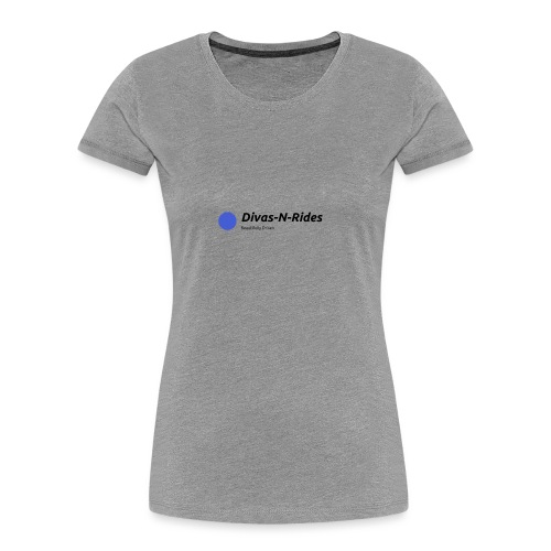 Divas N Rides Blue Dot Spot - Women's Premium Organic T-Shirt
