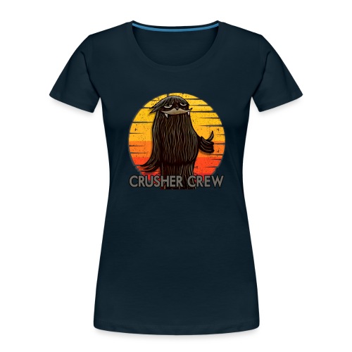 Crusher Crew Cryptid Sunset - Women's Premium Organic T-Shirt