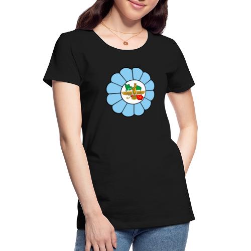 Faravahar Iran Lotus Colorful - Women's Premium Organic T-Shirt
