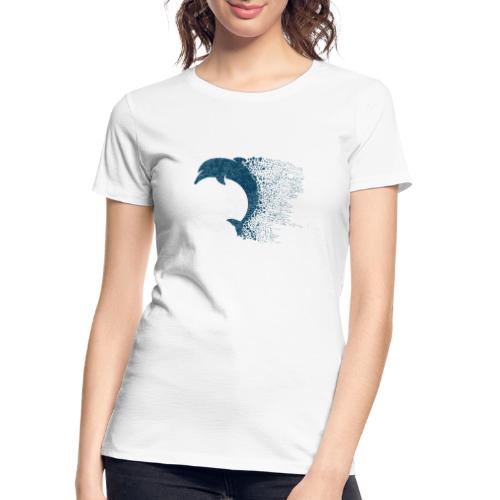 South Carolina Dolphin in Blue - Women's Premium Organic T-Shirt