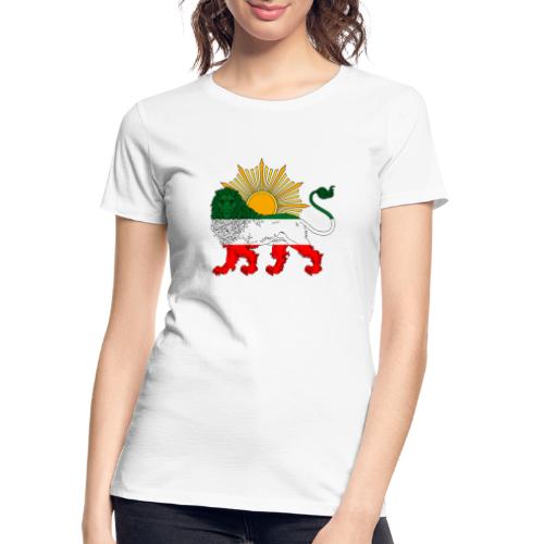 Lion and Sun Flag 2 - Women's Premium Organic T-Shirt