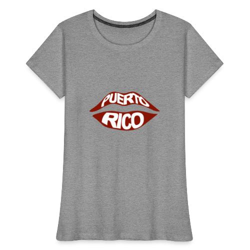 Puerto Rico Lips - Women's Premium Organic T-Shirt