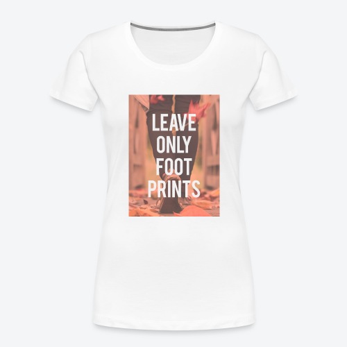 Footprints - Women's Premium Organic T-Shirt