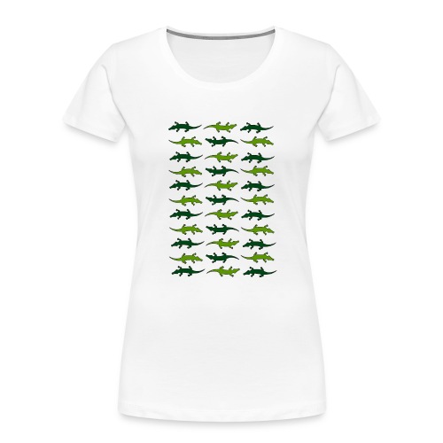 Crocs and gators - Women's Premium Organic T-Shirt