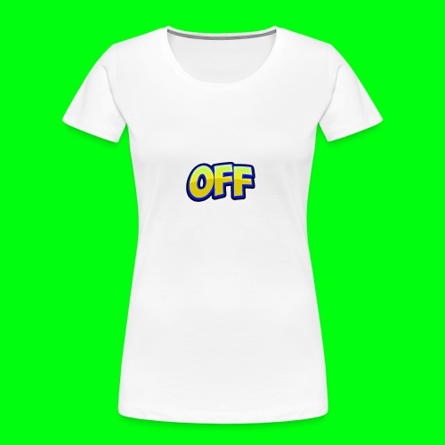 OFF logo - Women's Premium Organic T-Shirt