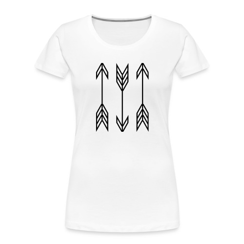 arrow symbols - Women's Premium Organic T-Shirt