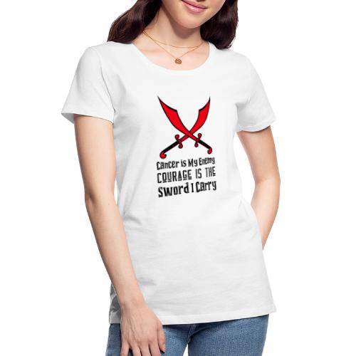 Cancer is My Enemy - Women's Premium Organic T-Shirt