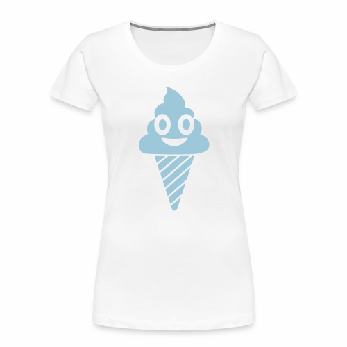Smiling Ice Cream - Women's Premium Organic T-Shirt