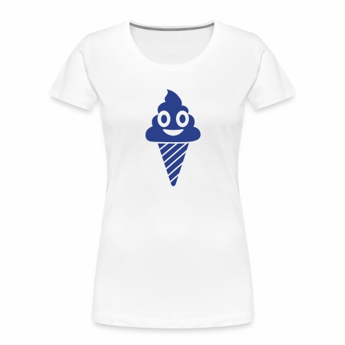 Smiling Ice Cream - Women's Premium Organic T-Shirt