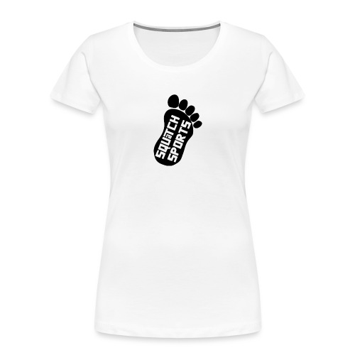 Squatch foot - Women's Premium Organic T-Shirt
