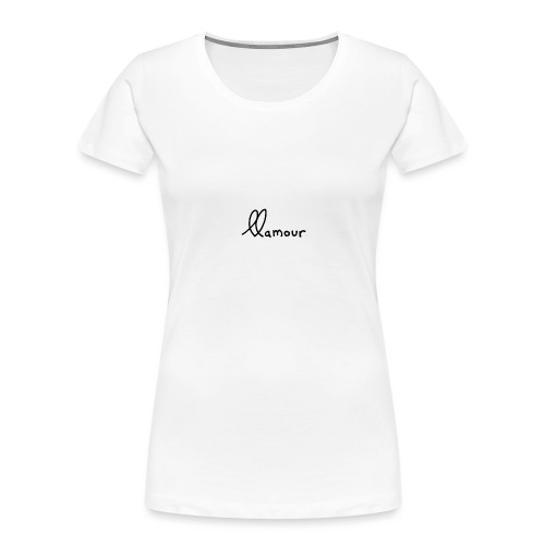 clean llamour logo - Women's Premium Organic T-Shirt