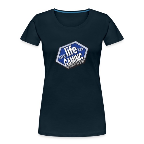 My Life In Gaming sticker - Women's Premium Organic T-Shirt