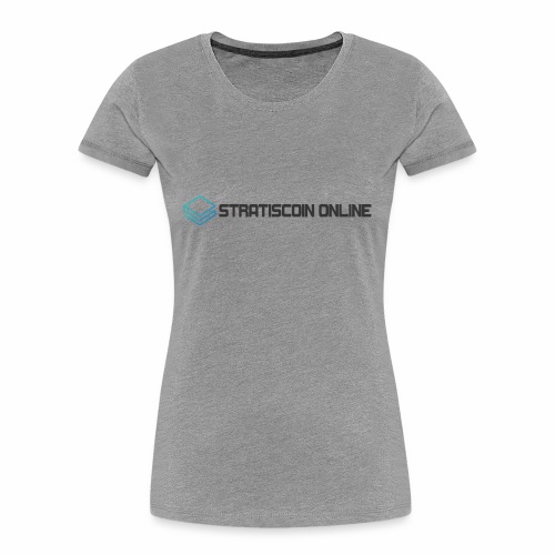stratiscoin online dark - Women's Premium Organic T-Shirt