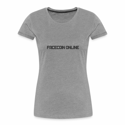 facecoin online dark - Women's Premium Organic T-Shirt