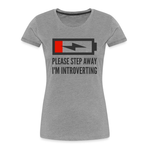 introverting - Women's Premium Organic T-Shirt