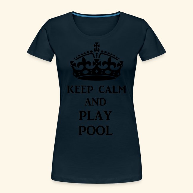keep calm play pool blk