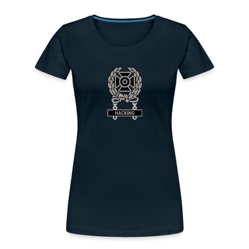 Expert Hacker Qualification Badge - Women's Premium Organic T-Shirt