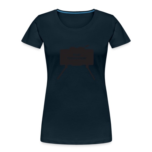 Claymore Mine (Minimalist/Dark) - Women's Premium Organic T-Shirt