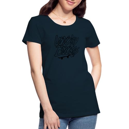 Loyalty Boards Black Font With Board - Women's Premium Organic T-Shirt