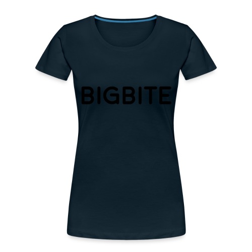 BIGBITE logo red (USE) - Women's Premium Organic T-Shirt