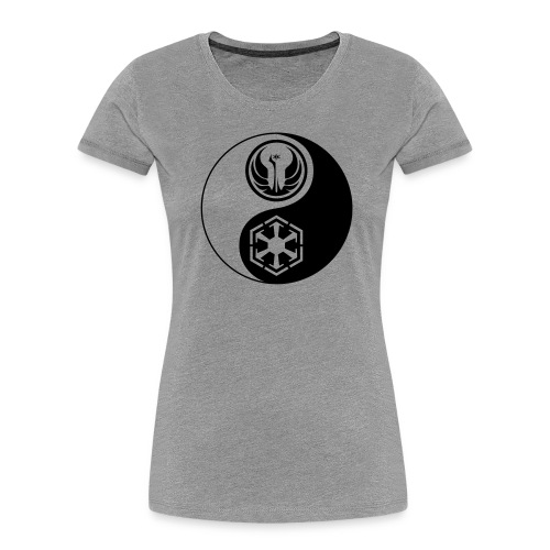 Star Wars SWTOR Yin Yang 1-Color Dark - Women's Premium Organic T-Shirt