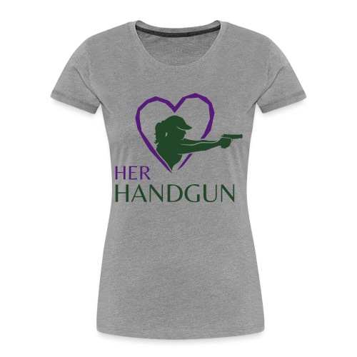 Official HerHandgun Logo - Women's Premium Organic T-Shirt