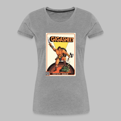 Gigasheet Viking Hero - Women's Premium Organic T-Shirt