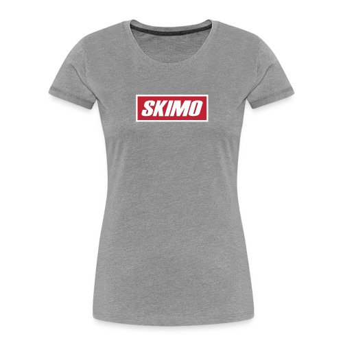 Skimo Text w/USA Skimo Logo - Women's Premium Organic T-Shirt